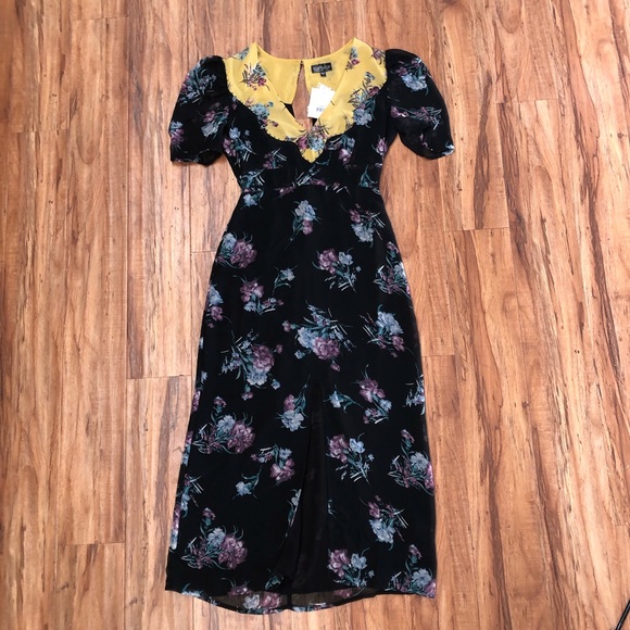Topshop Dresses & Skirts - TOPSHOP Midi Dress Western Boho Size 2